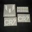 LOGO CR7, MESSI RONALDO Dán Xe Trang Trí Xe Máy Xe Đạp Điện, Laptop. Decal cao cấp chống nước không bay màu