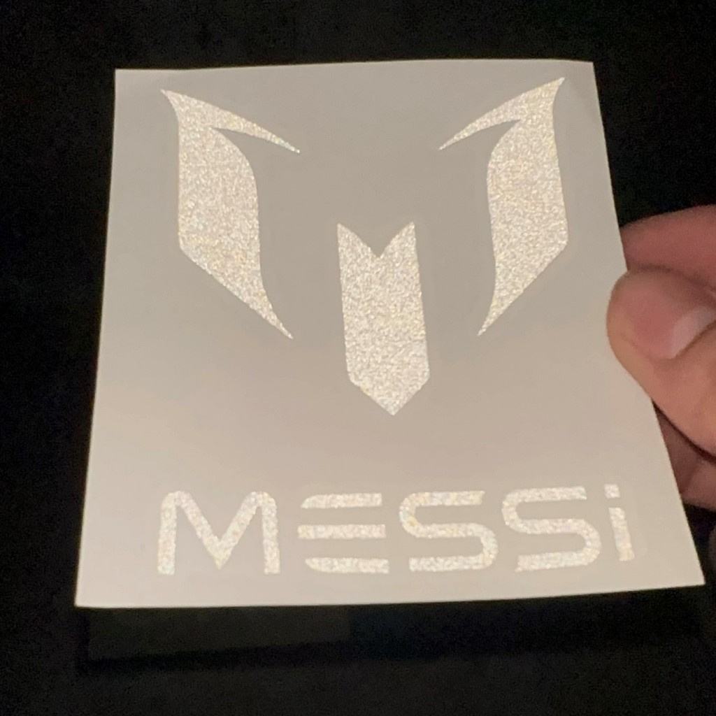 [TEM LỘT] LOGO CR7, MESSI RONALDO Dán Xe Trang Trí Xe Máy Xe Đạp Điện, Laptop. Decal cao cấp chống nước không bay màu