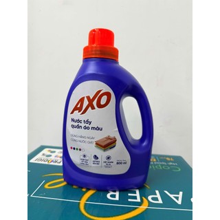 Nước tẩy quần áo màu AXO hương tươi mát 800ml
