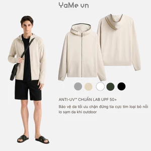 Áo Khoác Parka Nam Anti-UV™Xỏ Ngón Bảo Vệ Bàn Tay Chống Nắng UPF 50+ Non Branded 048 F2 24912 |YaMe|