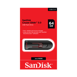 USB 3.0 SanDisk CZ600 Cruzer 64GB 100MB/s (Đen) - Phụ Kiện Nhất Tín
