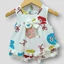 Đồ bộ bé gái 7 - 12kg, vải đũi xốp mềm mát, không bai nhão, hình in rõ nét đẹp, giặc máy tốt