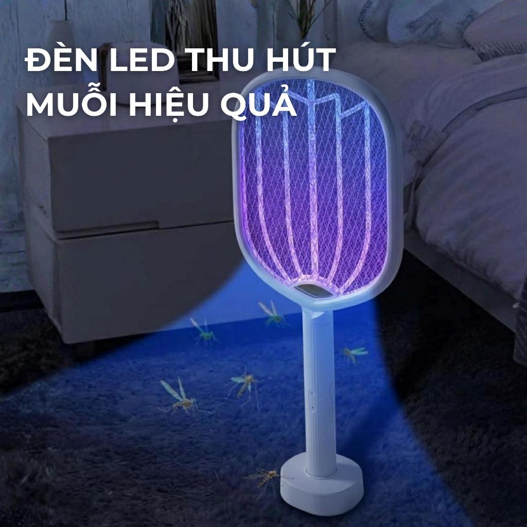 CHÍNH HÃNG - Vợt muỗi kiêm đèn bắt muỗi 2 trong 1 Perfection by M sạc tích điện, vợt muỗi thông minh