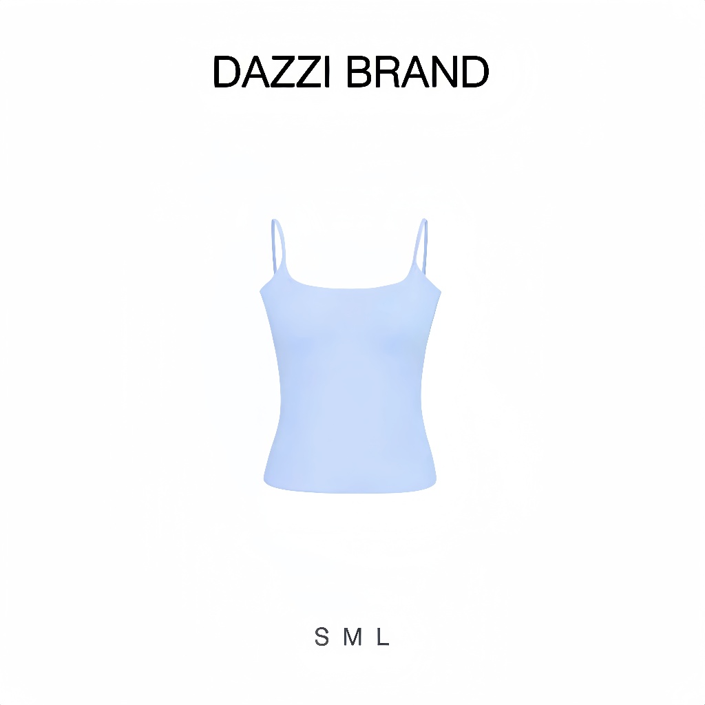[SC] [KÈM MÚT] Áo hai dây nữ basic ôm dáng chất thun cotton mịn tôn dáng DAZZI Women A057