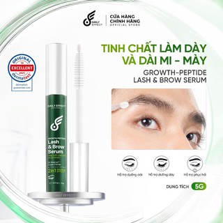 [Giảm 20k Trên Live]  Tinh Chất Làm Dày Và Dài Mi - Mày - DAILY EFFECT Growth Peptide Lash & Brow Serum (5g) - Kích hoạ