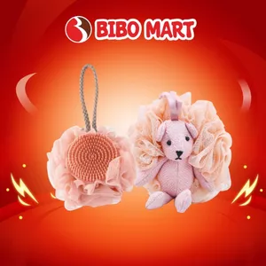 Bông Tắm Đa Năng Cho Bé Chất Liệu Vải Lưới Cao Cấp Mềm Mại, Khả Năng Tạo Bọt Tốt - Bibo Mart