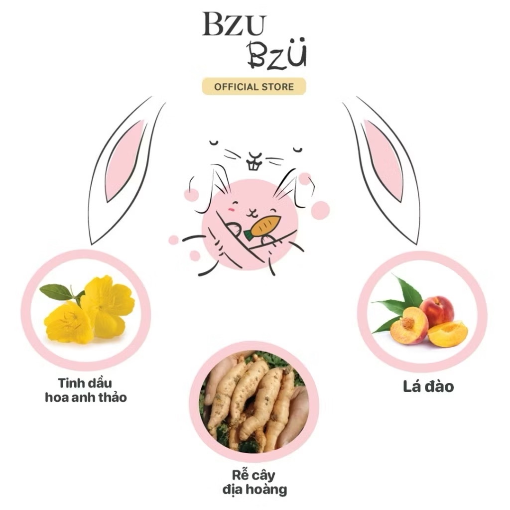 Phấn Rôm Bzu Bzu Baby Cooling Powder 140g, Tinh Bột Ngô Giảm Hăm Rôm Sảy Cho Bé