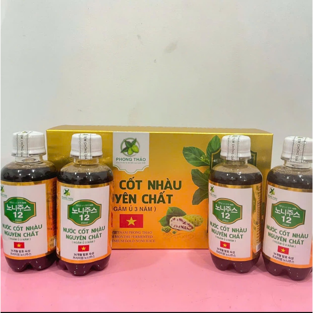 [ COMBO 2 LÍT ] Nước cốt Nhàu nguyên chất Phong Thảo