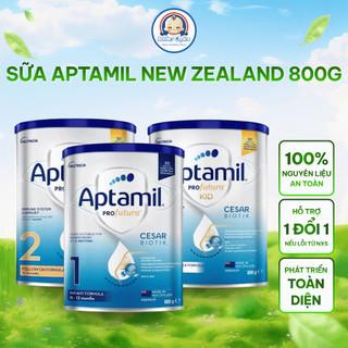 Sữa Aptamil New Zealand Số 1, 2, 3  Bổ Sung DHA Tăng Chiều Cao, Miễn Dịch Phát Triển Toàn Diện 800g