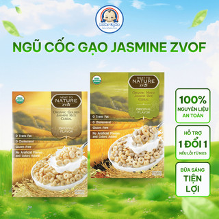 Ngũ Cốc Gạo Jasmine Hữu Cơ Zvof Cho Trẻ Từ 18 Tháng Thơm Ngon Dễ Ăn, Bữa Sáng Tiện Lợi, Nhanh Gọn 245g