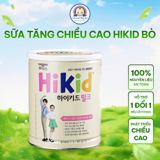 Sữa Bột Công Thức Hikid Bò Hương Vani Cho Trẻ 1-9 Tuổi Phát Triển Chiều Cao Trí Não Tăng Miễn Dịch 600g
