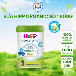 Sữa Hipp Organic Số 1 Combiotic 800g Bổ Sung DHA, Phát Triển Trí Não, Thị Giác, Xương Chắc Khỏe