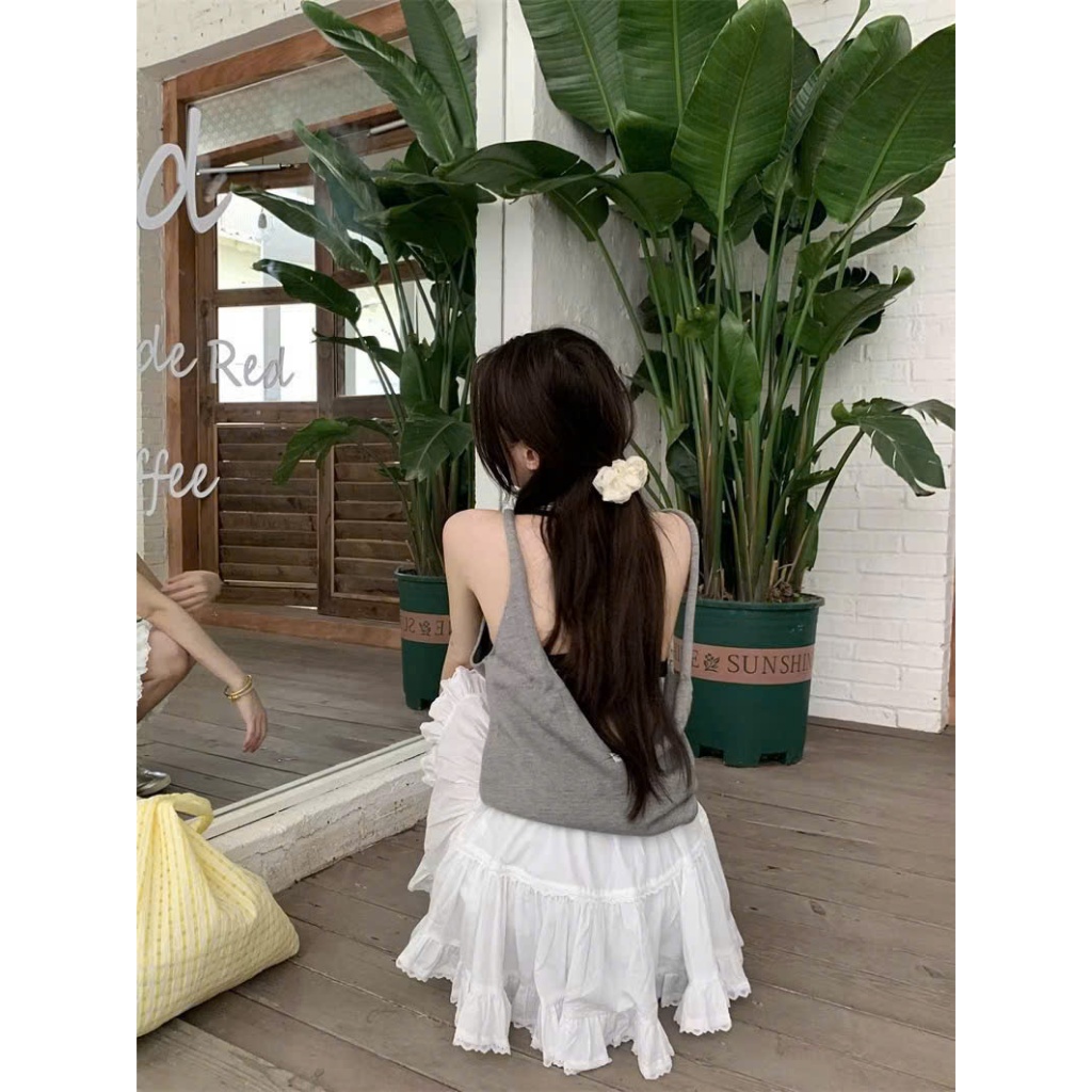 Lila Skirt (TSW) Chân váy xoè phối ren dáng ngắn Nữ the.sweaterweather