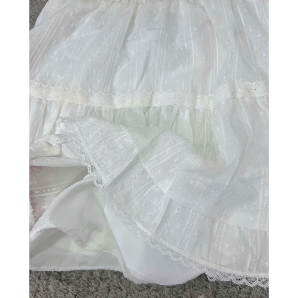 Lila Skirt (TSW) Chân váy xoè phối ren dáng ngắn Nữ the.sweaterweather