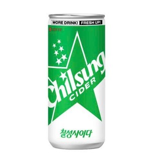Nước giải khát có gas Chilsung Cider 250ml Hàn Quốc - Lotte thương hiệu nhập khẩu