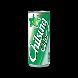 Nước giải khát có gas Chilsung Cider 250ml Hàn Quốc - Lotte thương hiệu nhập khẩu