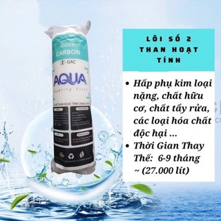 Bộ Lõi Lọc Nước AQUA 1 2 3 Lọc Sạch An Toàn Tăng Tuổi Thọ Màng RO Thay Thế Dễ Dàng Cho Máy RO