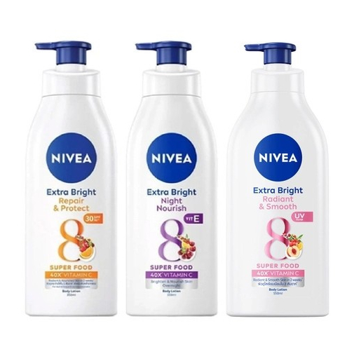 Sữa Dưỡng Thể Nivea Trắng Da Toàn Thân Extra Bright 350ml Giúp Phục Hồi Và Dưỡng Da Sáng Khỏe - Jron Beauty