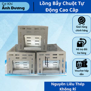Lồng Bẫy Chuột Tự Động Cao Câp , Làm Bằng Nguyên Liêu Thép Không Rỉ Chất Liệu Tốt.