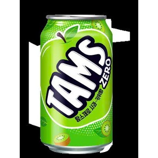 Tams Zero Calorie 355ml Không Đường Hàn Quốc Vị Dứa Có Gas Thanh Mát Giải Khát Nhanh Ít Calo Dễ Uống