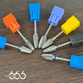 Tổng Hợp Các Đầu Mài Carbide TITAN ĐEN Từ Mài Phá Đến Siêu Phá | Đầu Mài Gel, Bột, Móng Giả Chuẩn Mỹ Cao Cấp Nail666