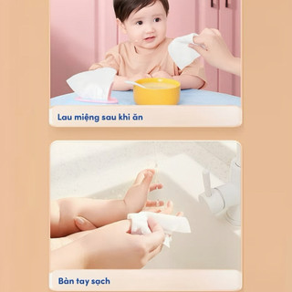 900G 600G 300G KHĂN VÁI KHÔ GUMI ĐA NĂNG DÀNH CHO MẸ VÀ BÉ DAI MỀM MỊN