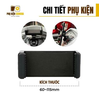 Giá Đỡ Kẹp Điện Thoại Cho Chân Máy Tripod Ren 1/4 - Đầu Kẹp Giữ Điện Thoại Quay Phim Chụp Ảnh Cao Cấp Chống Trượt