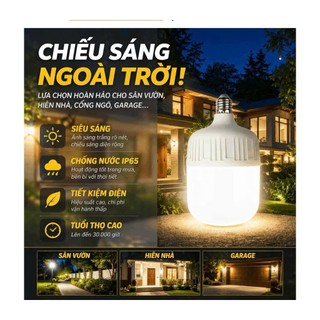 Bóng Đèn Led Công Suất 100W Chiếu Sáng Diện Tích Rộng