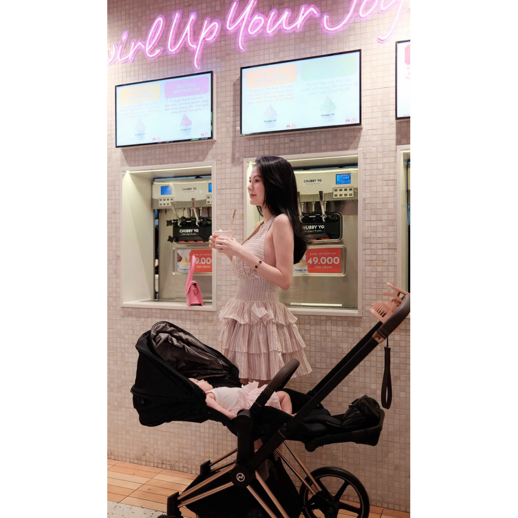 Cici dress dạng yếm tùng xoè 3 tầng
