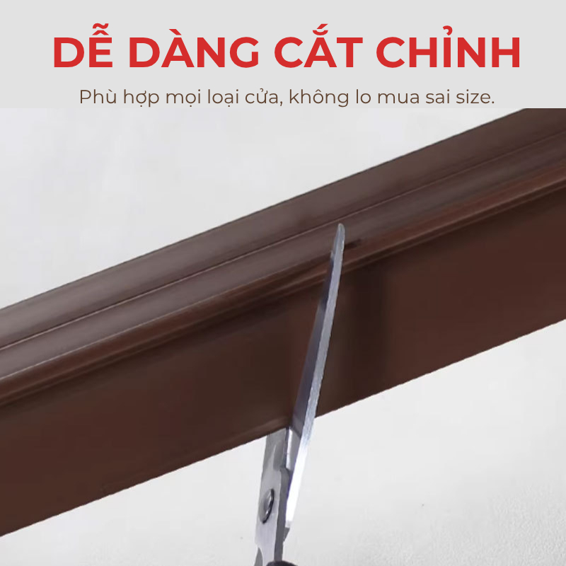 Ron Chặn Khe Cửa 90cm PVC Đa Năng KOOBEE – Thanh Dán Chân Cửa Chống Bụi, Côn Trùng, Giảm Ồn, Giữ Hơi Máy Lạnh | CSNC41