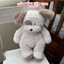 Gấu bông cún trắng nâu 40cm dễ thương – thú nhồi bông mềm mịn cao cấp, quà tặng bạn gái cực xinh