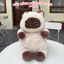 Gấu Bông Mèo Mập Ú Mặt Nâu Siêu Mềm – Thú Nhồi Bông Cute Ôm Ngủ, Quà Tặng