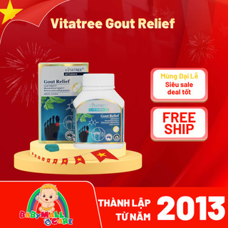 Vitatree Gout Relief – Hỗ Trợ Giảm Đau Gout – Giảm Viêm Khớp – Ổn Định Axit Uric – Úc – 60 Viên