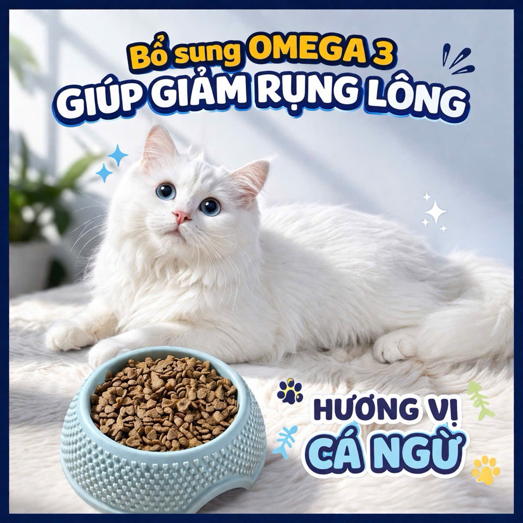 Combo 2kg Thức Ăn Hạt Munchies Dành Cho Các Bé Mèo - Dầu Cá Hồi Giúp Giảm Rụng Lông Và Hỗ Trợ Tăng Cân.