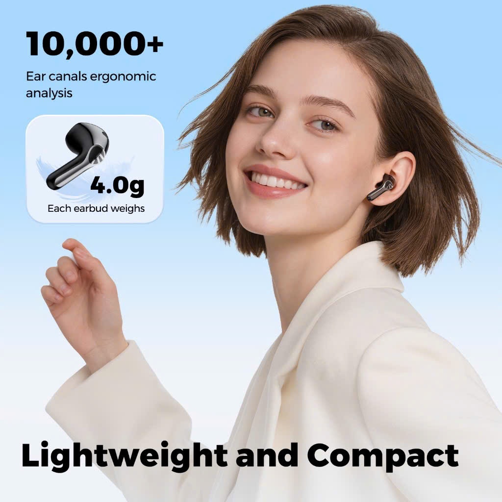 [HỎA TỐC HCM] Tai Nghe True Wireless SoundPEATS Air6 HS Hires Audio | Driver Sinh Học 3 Lõi Bảo Vệ Tai | Bluetooth 6.0 | BigBuy360 - bigbuy360.vn