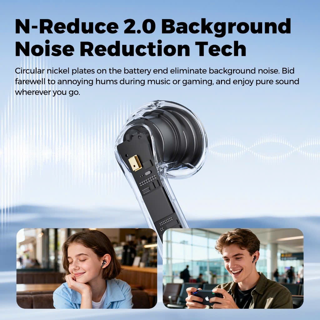 [HỎA TỐC HCM] Tai Nghe True Wireless SoundPEATS Air6 HS Hires Audio | Driver Sinh Học 3 Lõi Bảo Vệ Tai | Bluetooth 6.0 | BigBuy360 - bigbuy360.vn
