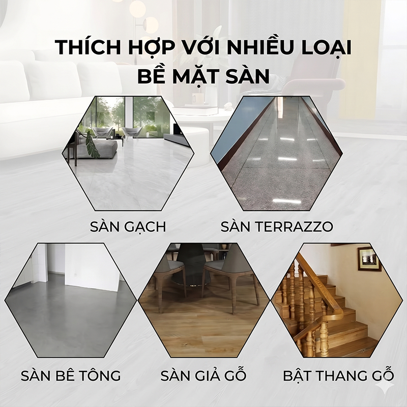 Sàn nhựa giả gỗ miếng dán sàn nhà có sẵn keo PVC chống nước vân gỗ tự nhiên DIY trang trí phòng ngủ 93.5x16.5cm