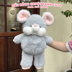 Gấu Bông Chuột Xanh Cao Cấp Siêu Mềm Mịn – Thú Nhồi Bông Dễ Thương Làm Quà Tặng Sinh Nhật, Valentine - ROSA GIFT HOUSE