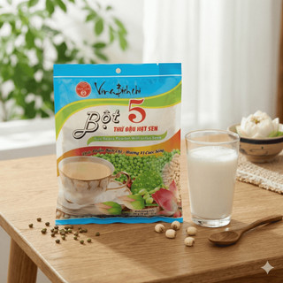Bột 5 Thứ Đậu Hạt  Sen Bích Chi có đường -  (350gr/gói) Thùng 10 Gói