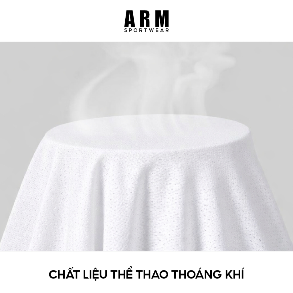 Áo Thun Nam Thể Thao ARM DRIVE SHOT, Áo Tập Gym Chất Liệu Co Giãn, Vận Động Thoáng Mát