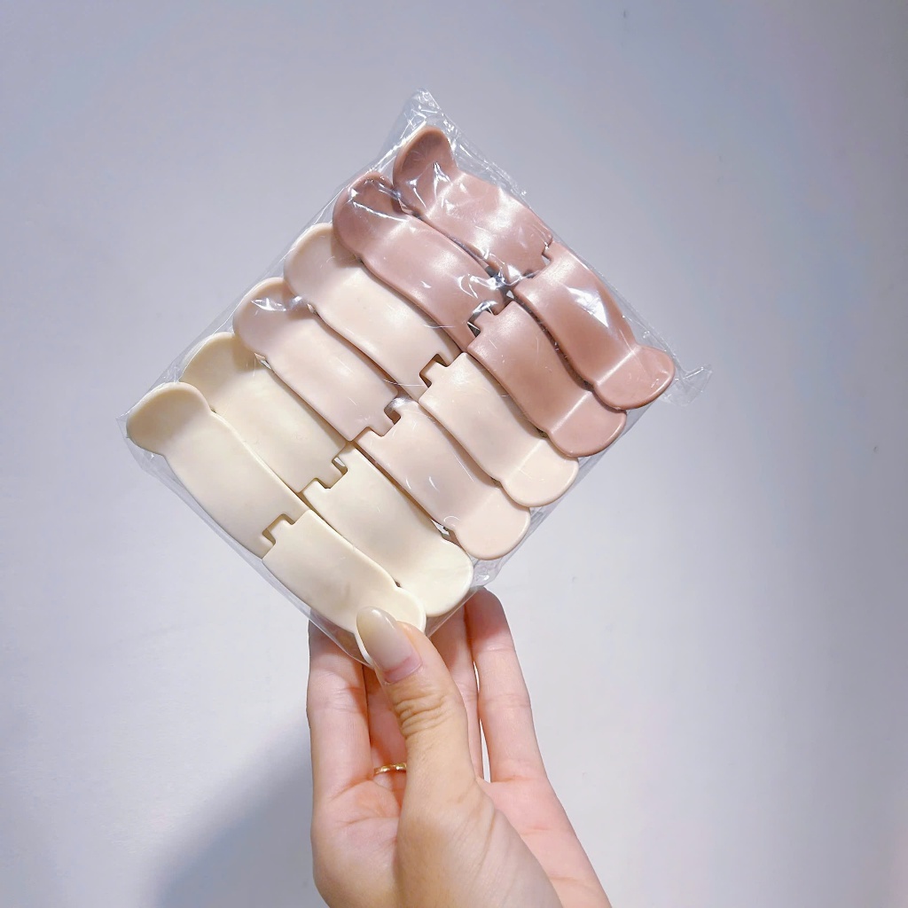 Kẹp càng cua Kẹp tóc càng cua 3 răng và 5 răng , cặp tóc thiết kế đen nhám phong cách hàn quốc
