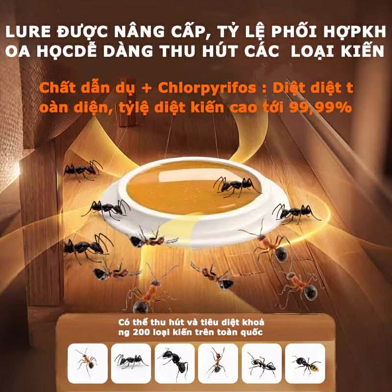 Diệt Sạch Tổ Kiến 48h | An Toàn Nhà Có Bé Bả Diệt Kiến Liên Hoàn 10 Viên