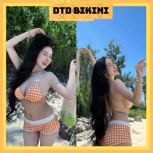 Bikini DTD áo tắm hai mảnh bassi caro quần đui