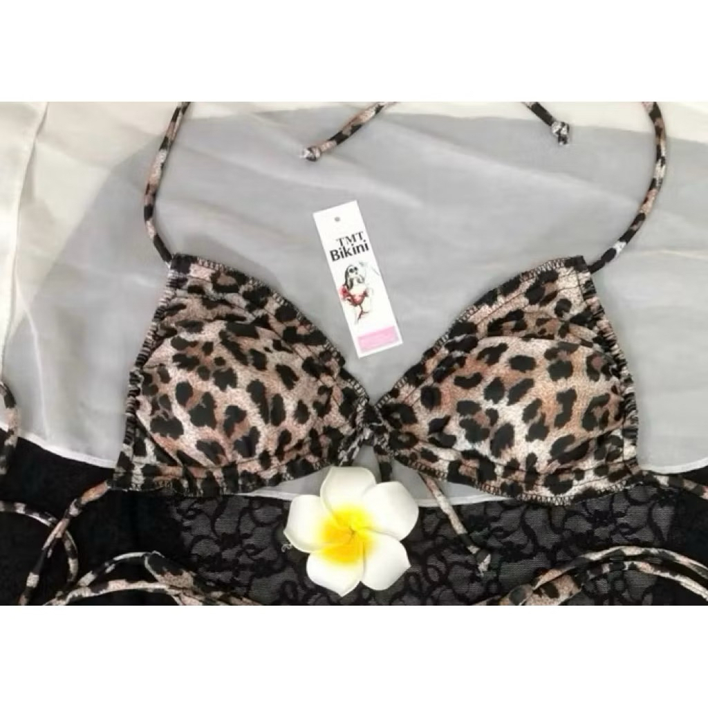Bikini DTD áo tắm hai mảnh beo quần lọt nhỏ áo rút dây ( sẵn hàng )