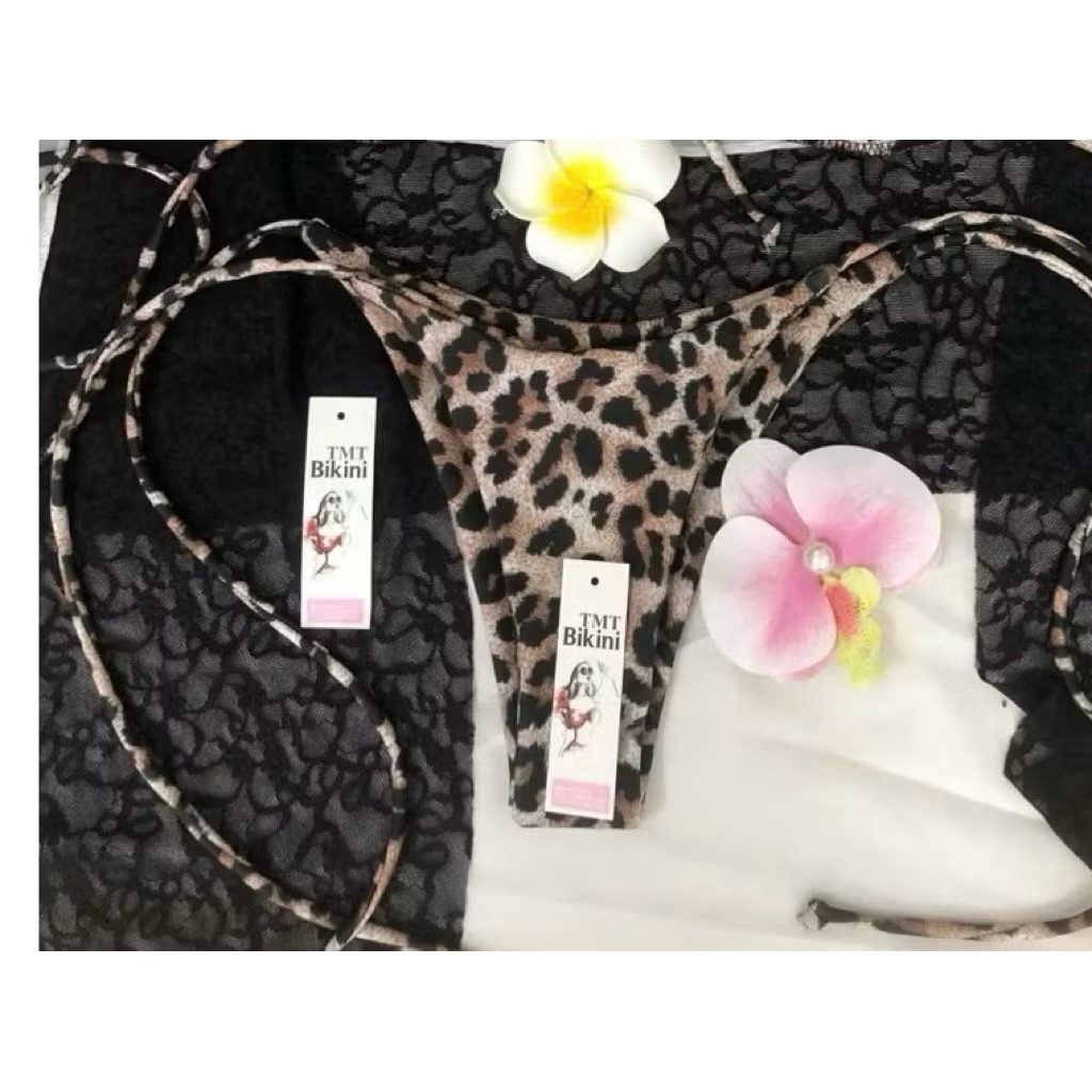 Bikini DTD áo tắm hai mảnh beo quần lọt nhỏ áo rút dây ( sẵn hàng )