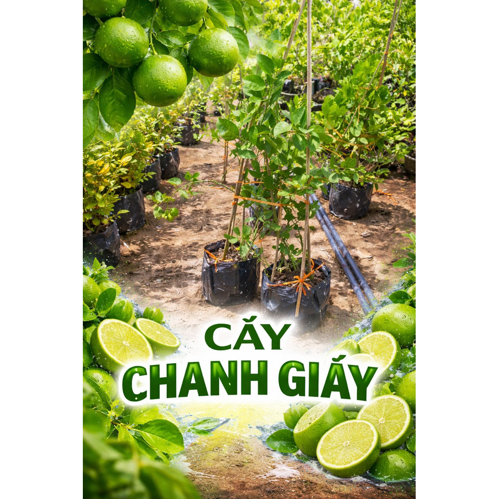 CÂY CHANH GIẤY – SAI TRÁI QUANH NĂM, DỄ TRỒNG – NHANH THU HOẠCH.