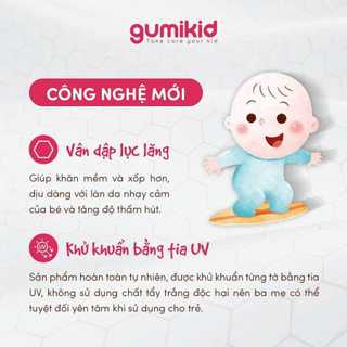 600G 300G KHĂN VẢI KHÔ ĐA NĂNG GUMI MỀM DAI CHO MẸ VÀ BÉ SIÊU TIỆN LỢI