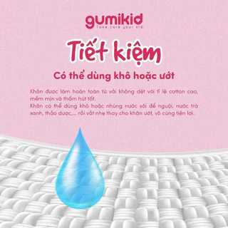 600G 300G KHĂN VẢI KHÔ ĐA NĂNG GUMI MỀM DAI CHO MẸ VÀ BÉ SIÊU TIỆN LỢI