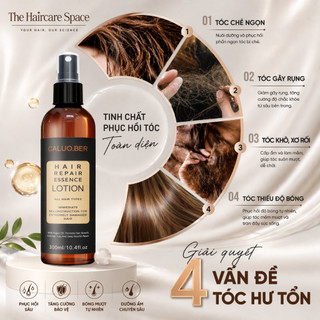 [Chính Hãng] Xịt dưỡng gỡ rối, mềm mượt, phục hồi tóc COLLAGEN Hair Repair Essence Lotion Caluo.Ber - 300ml/chai