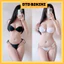 bikini DTD 2 mảnh khoen ngực phom châu âu( sẳn hàng- che tên)